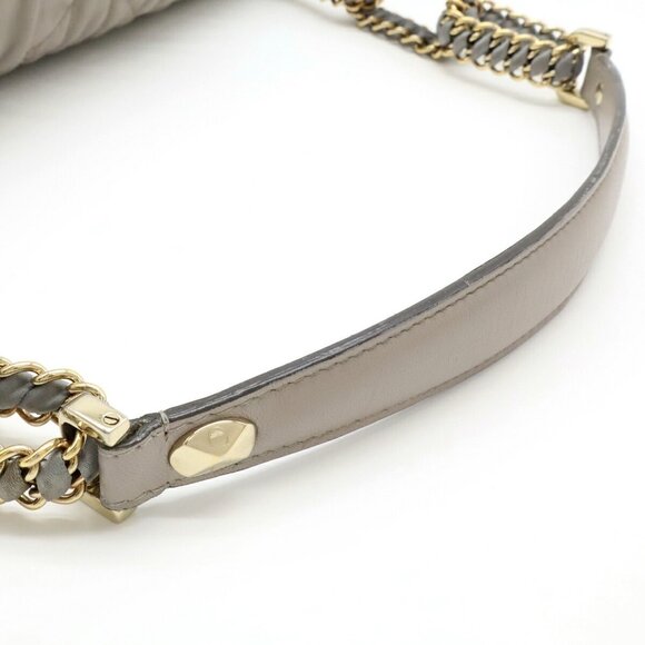 DIOR Gray Leather Shoulder Bag - Picture 5 of 9